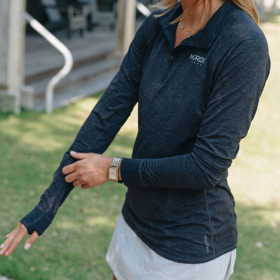 Women's Quarter Zip Pullover - Nordic Wave Inc.