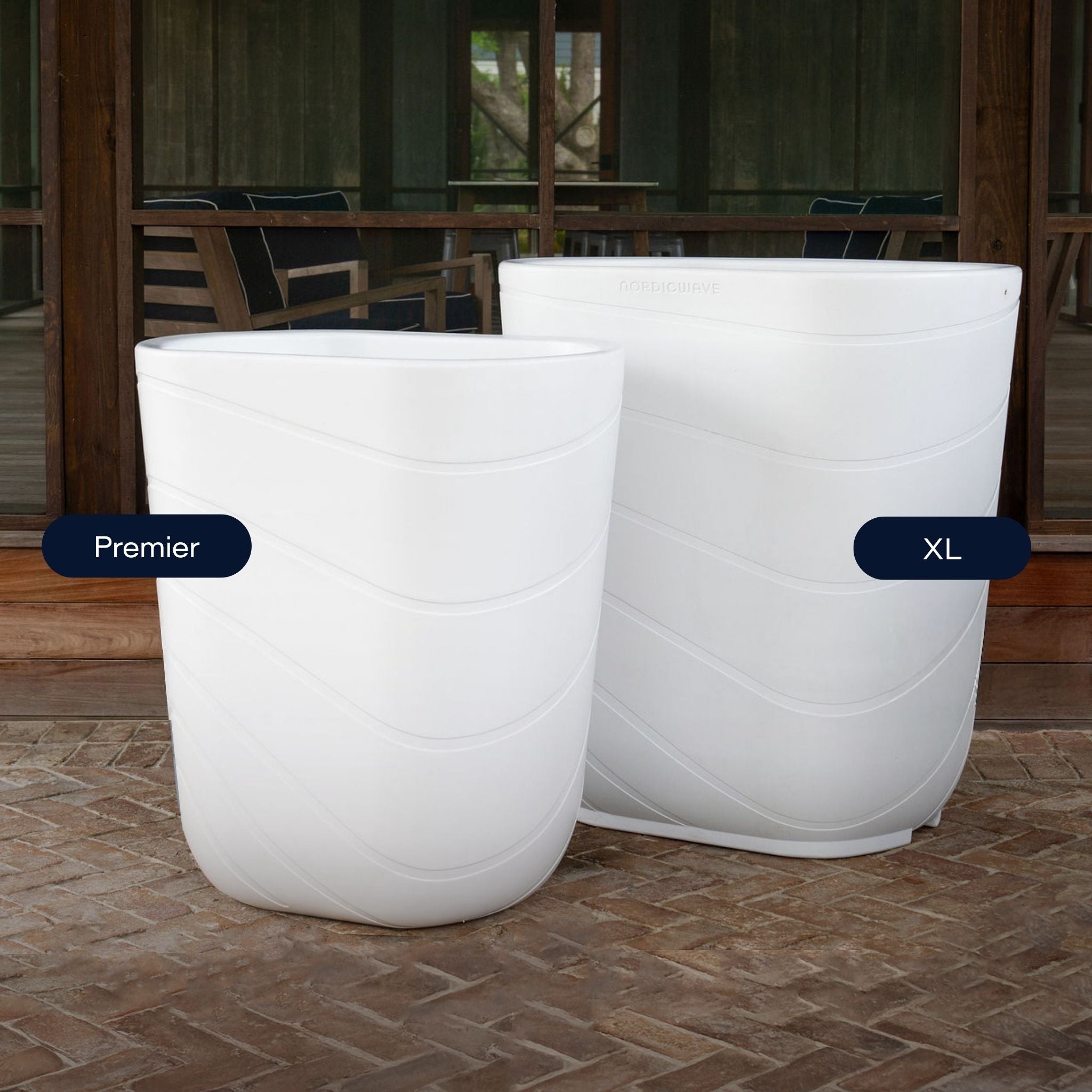 Viking Cold Plunge XL Arctic White lifestyle