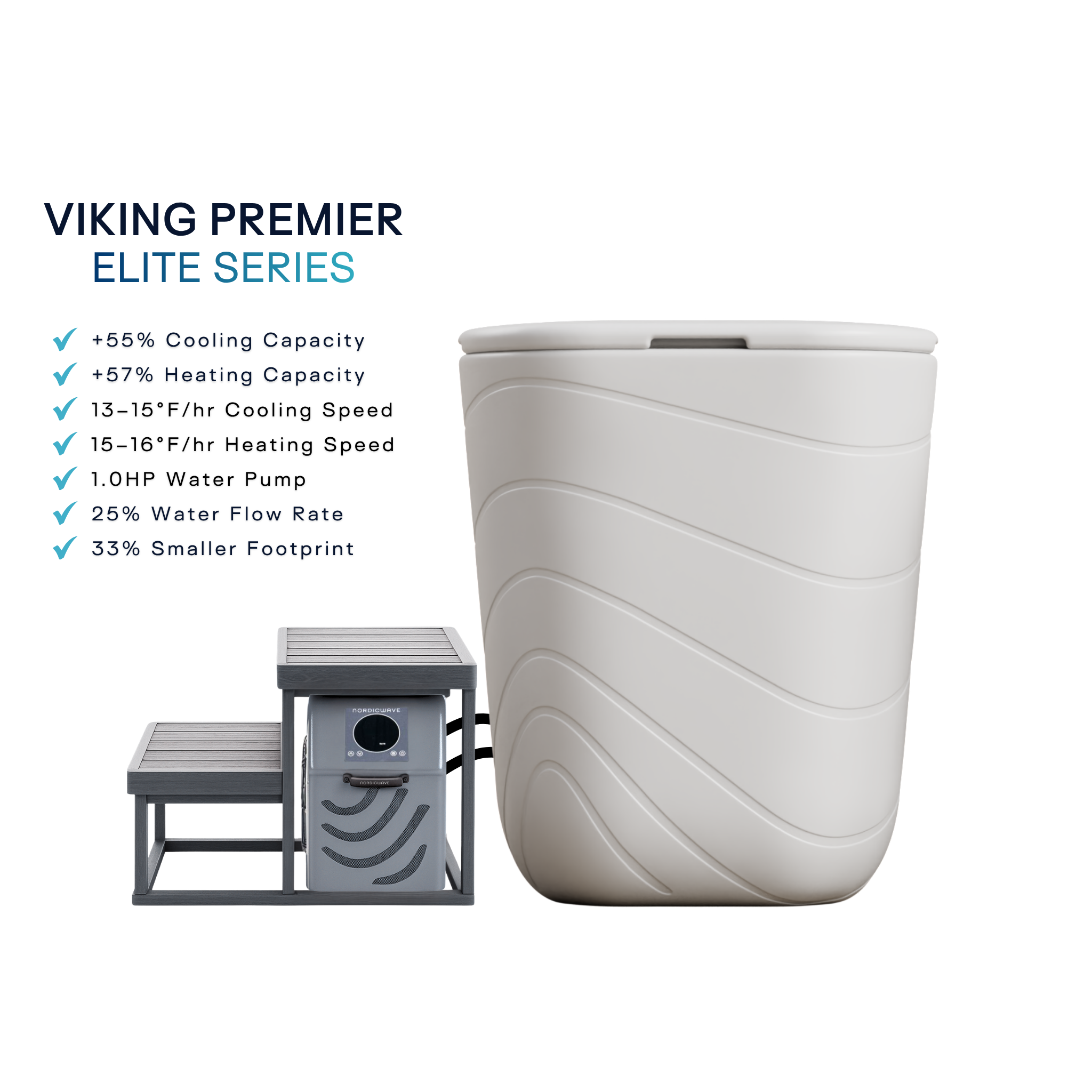 Viking Premier Cold Plunge Arctic White ELITE