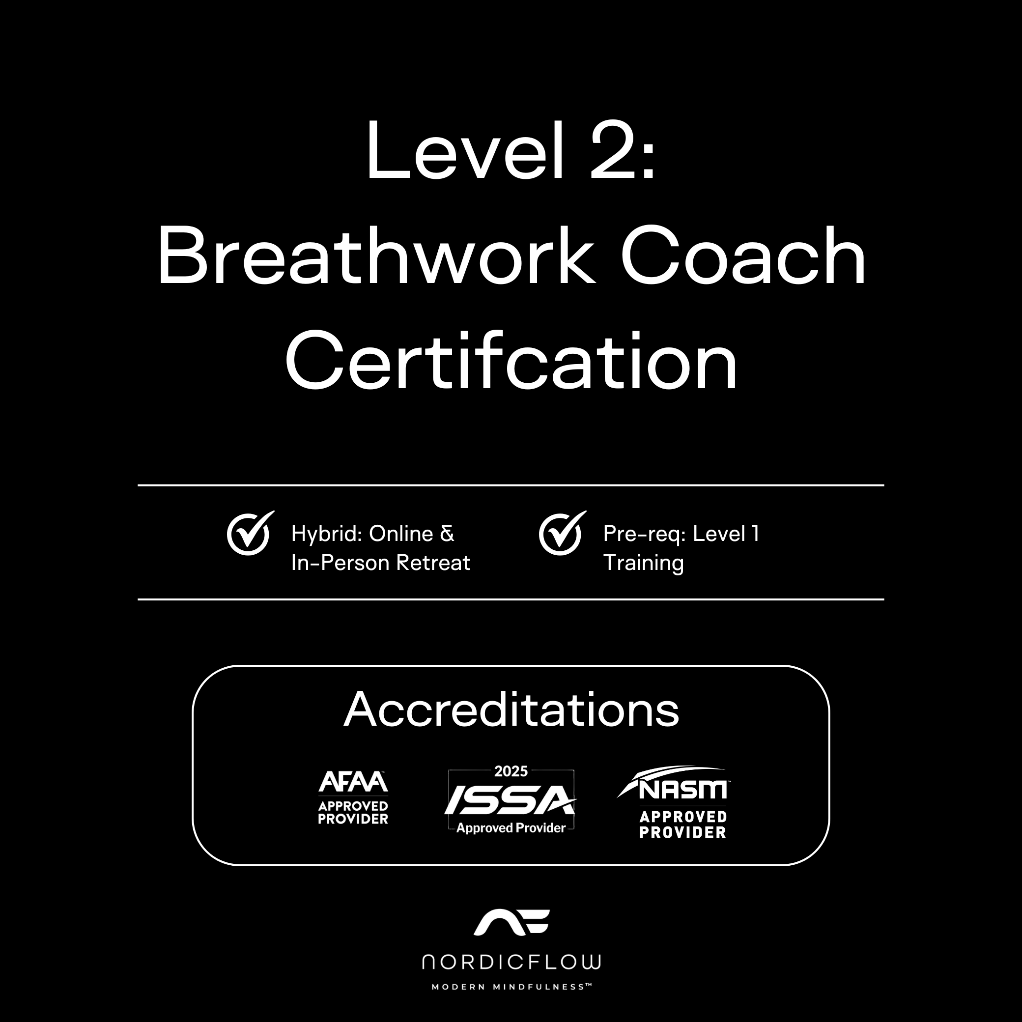 Level 2: Breathwork Coach Certification - Nordic Wave Inc.