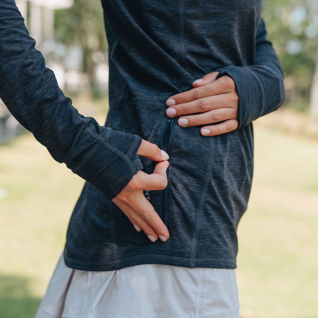 Women's Quarter Zip Pullover - Nordic Wave Inc.