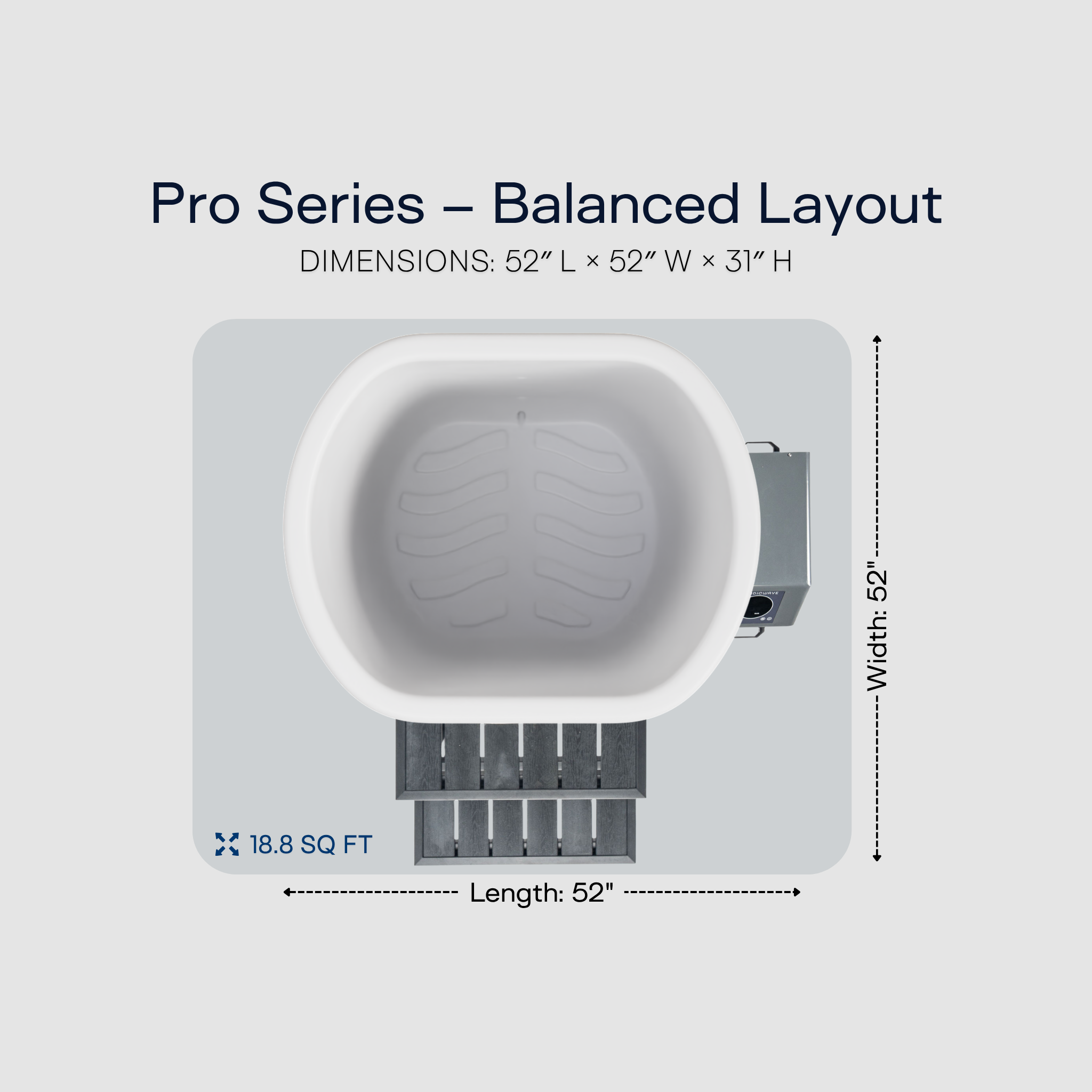 Viking Premier Cold Plunge Arctic White PRO