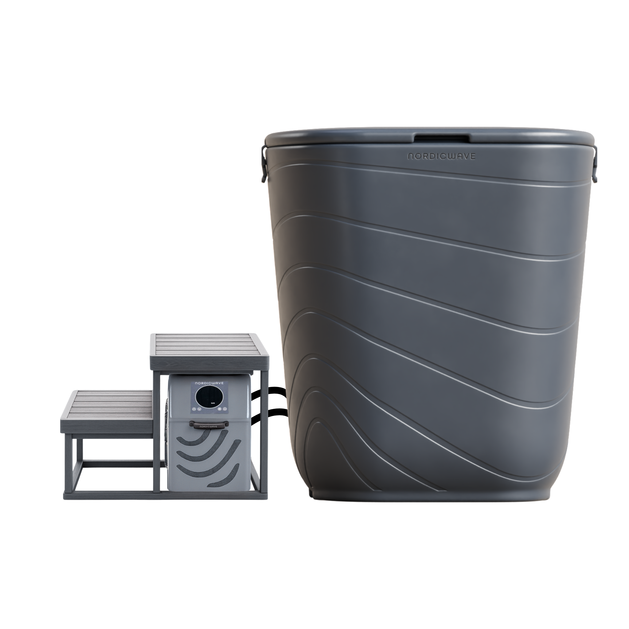 Viking Cold Plunge XL Charcoal Gray lifestyle