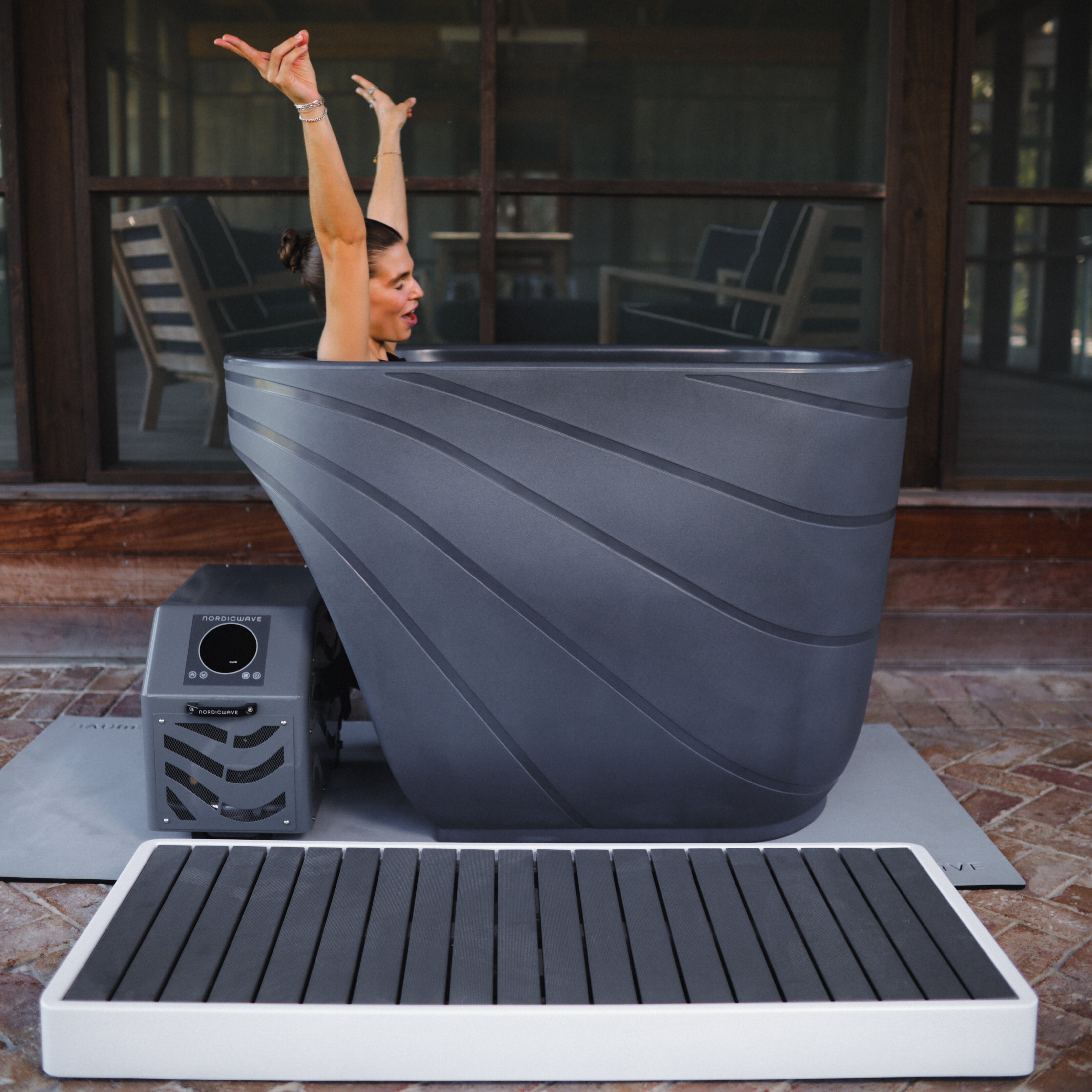 Viking Step Basin -Cold Plunge Accessories- Nordic Wave Inc.