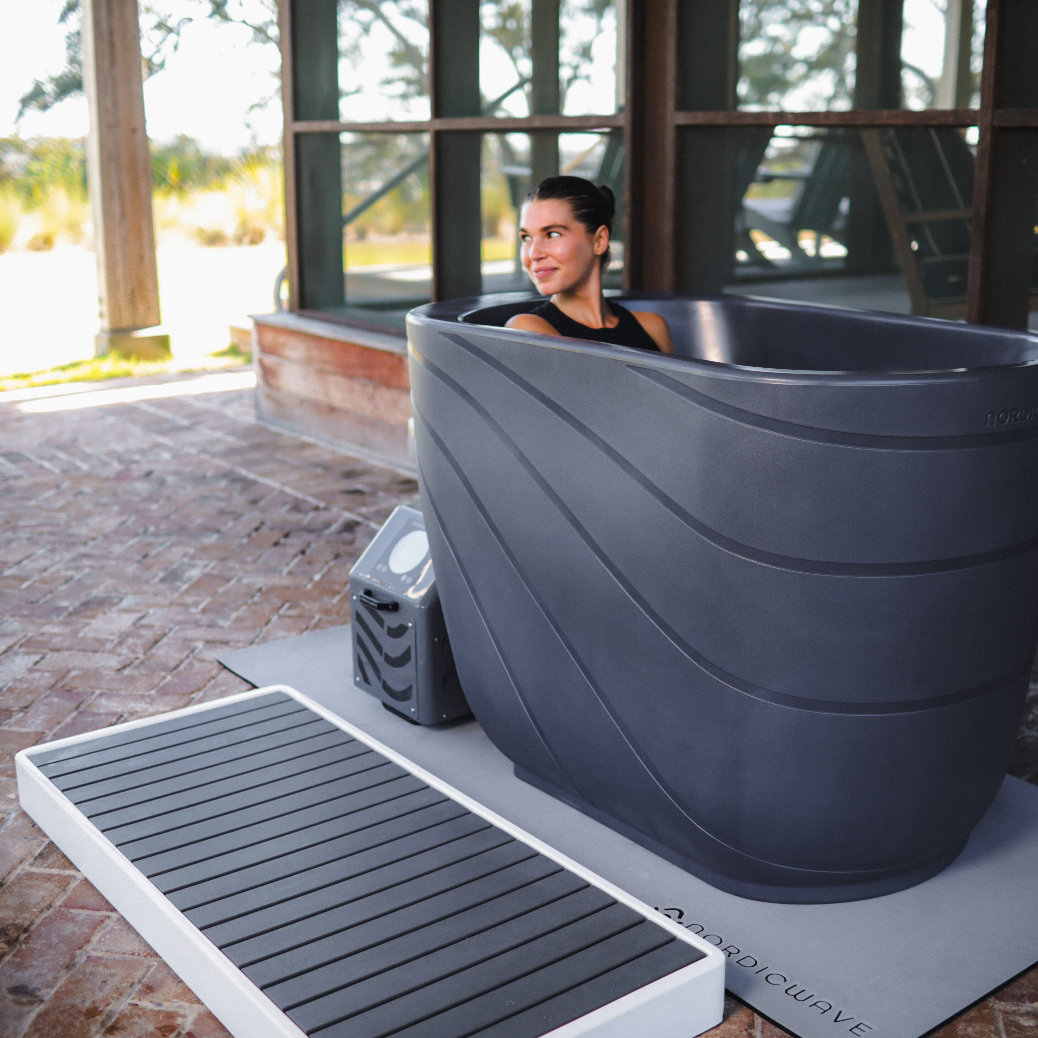 Viking Step Basin -Cold Plunge Accessories- Nordic Wave Inc.