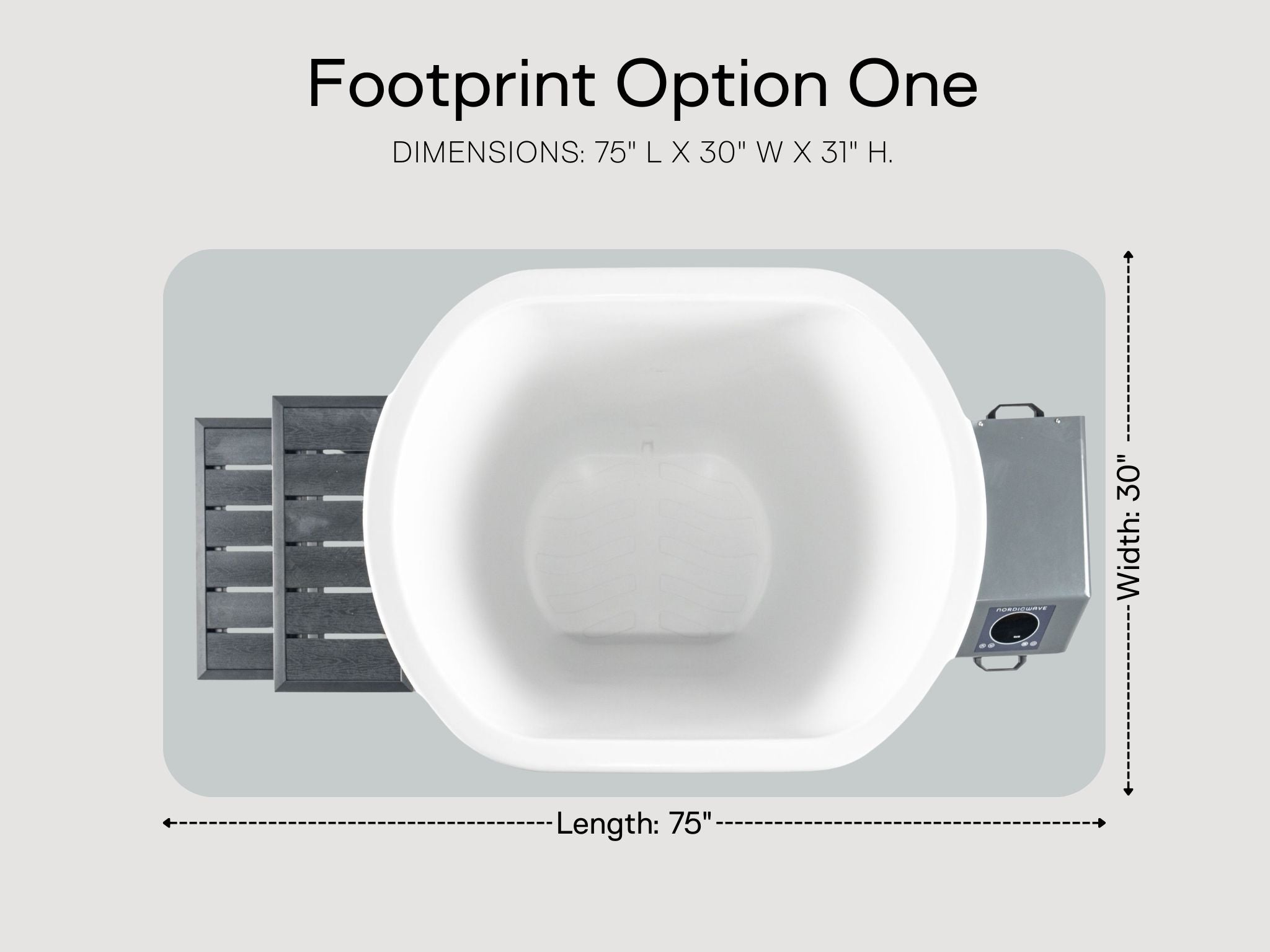 Viking Premier Cold Plunge Arctic White