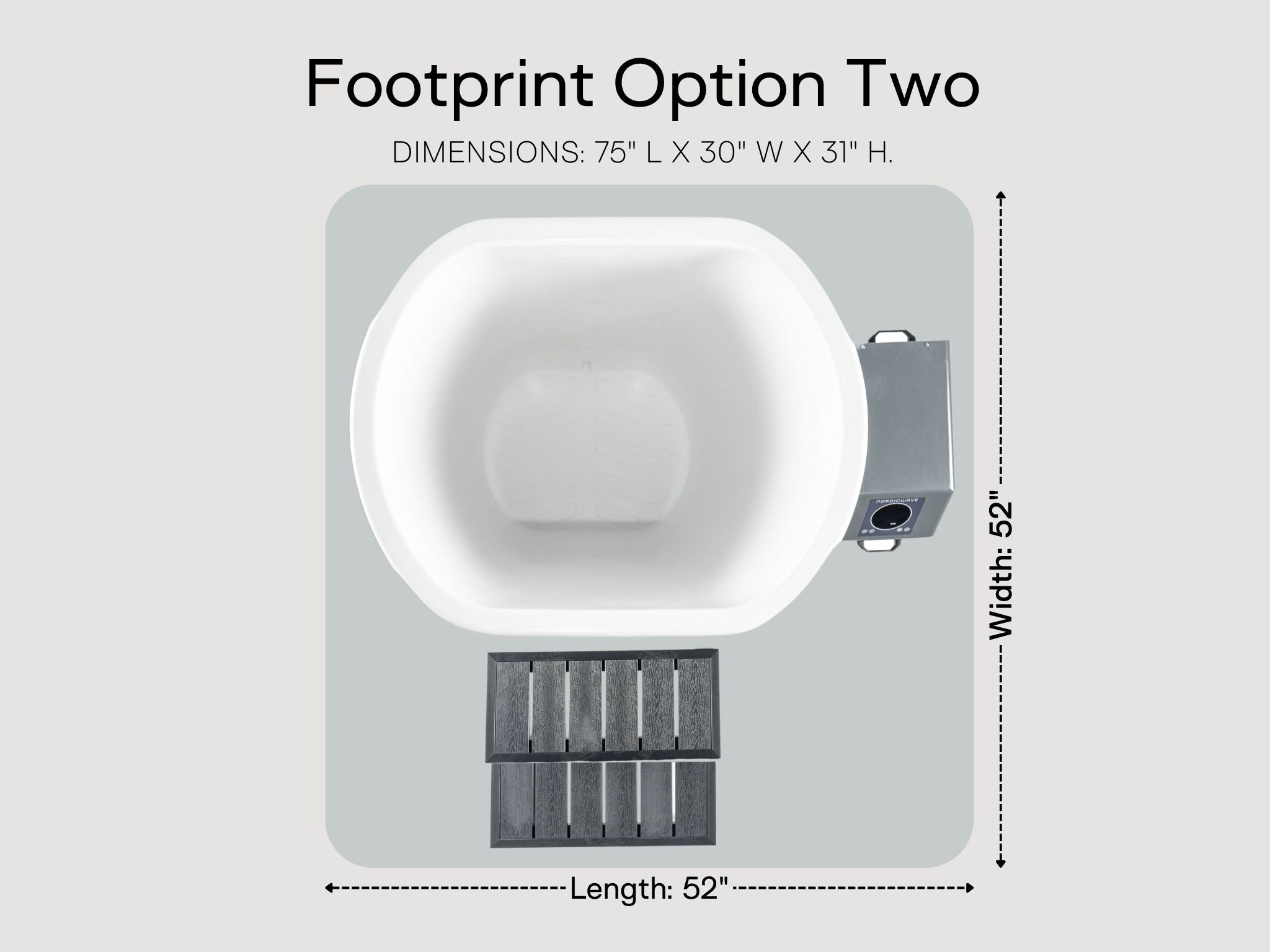Viking Premier Cold Plunge Arctic White