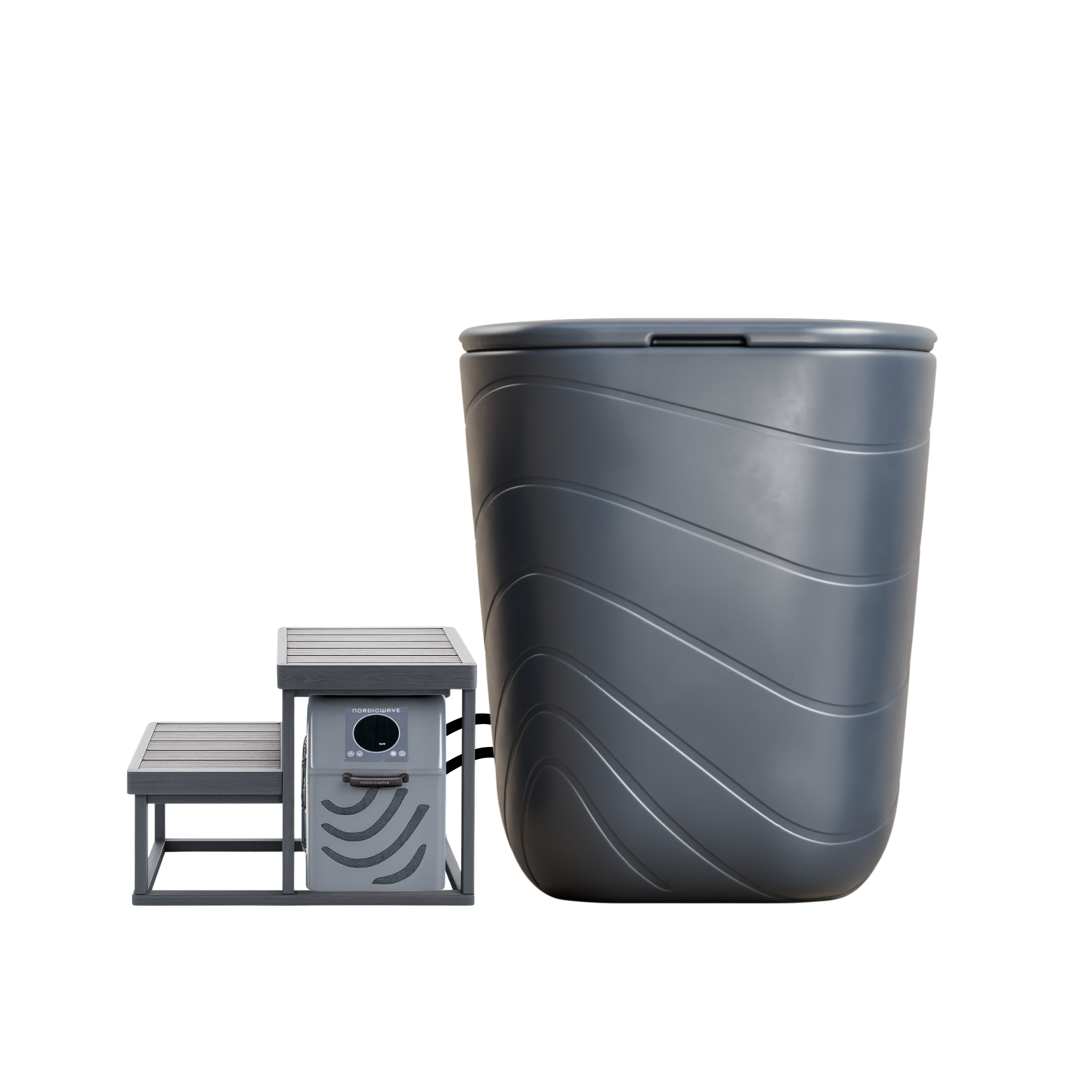Viking Premier Cold Plunge Charcoal Main Image #color_charcoal-gray,chiller-type_pro