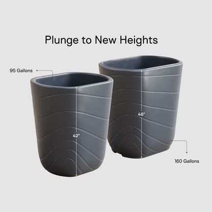 Viking Cold Plunge XL Charcoal Gray 