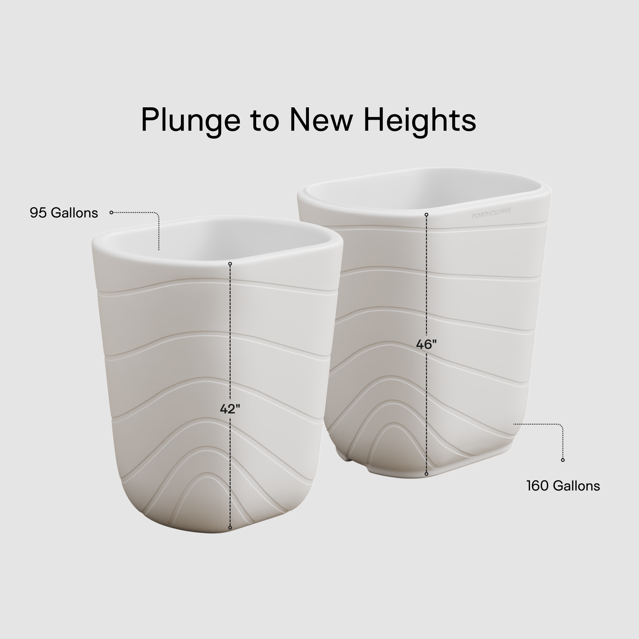 Viking Cold Plunge XL Arctic White lifestyle 