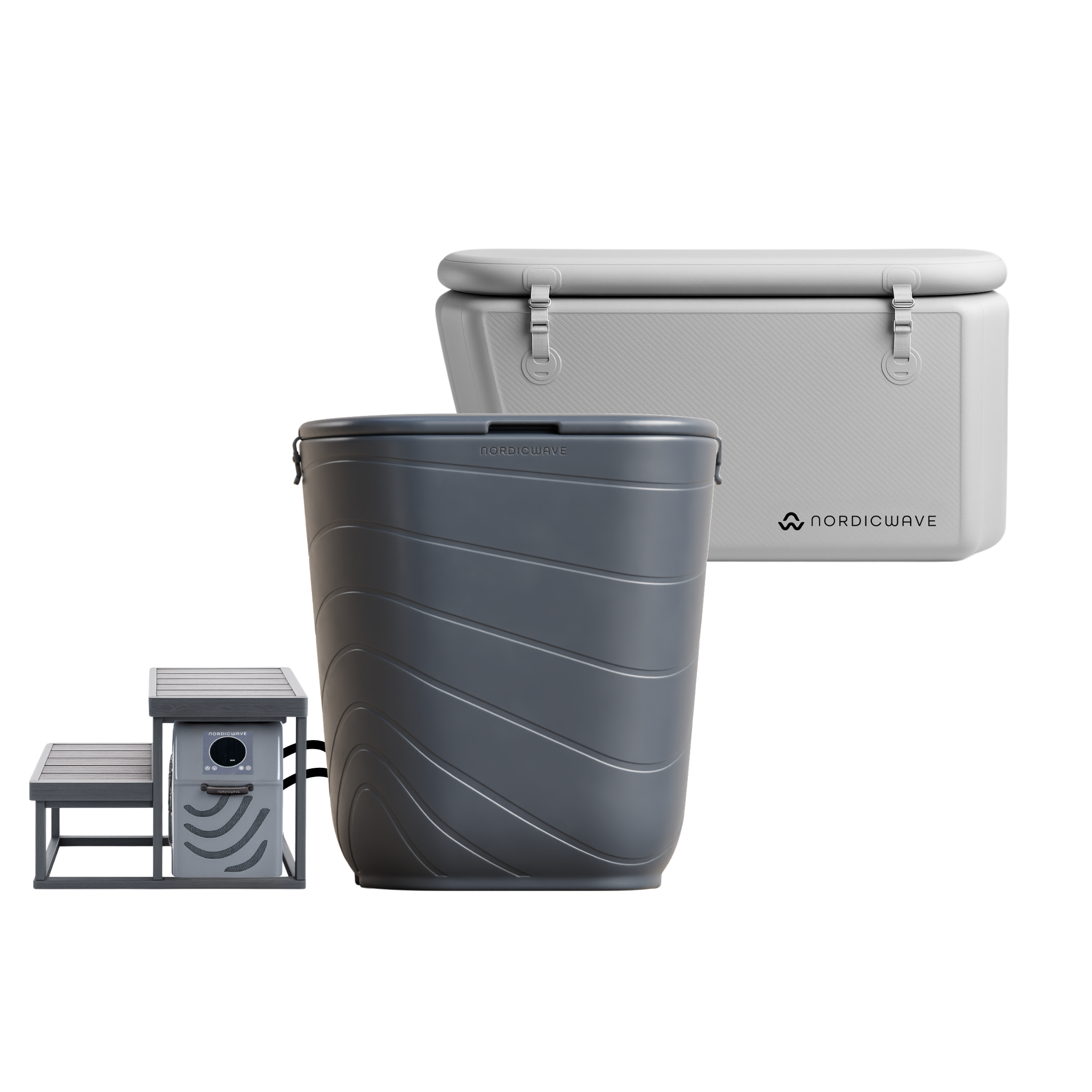 Viking Cold Plunge XL Charcoal Gray #color_charcoal-gray