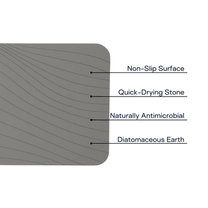 Quick-Dry Stone Mat -Cold Plunge Accessories- Nordic Wave Inc.