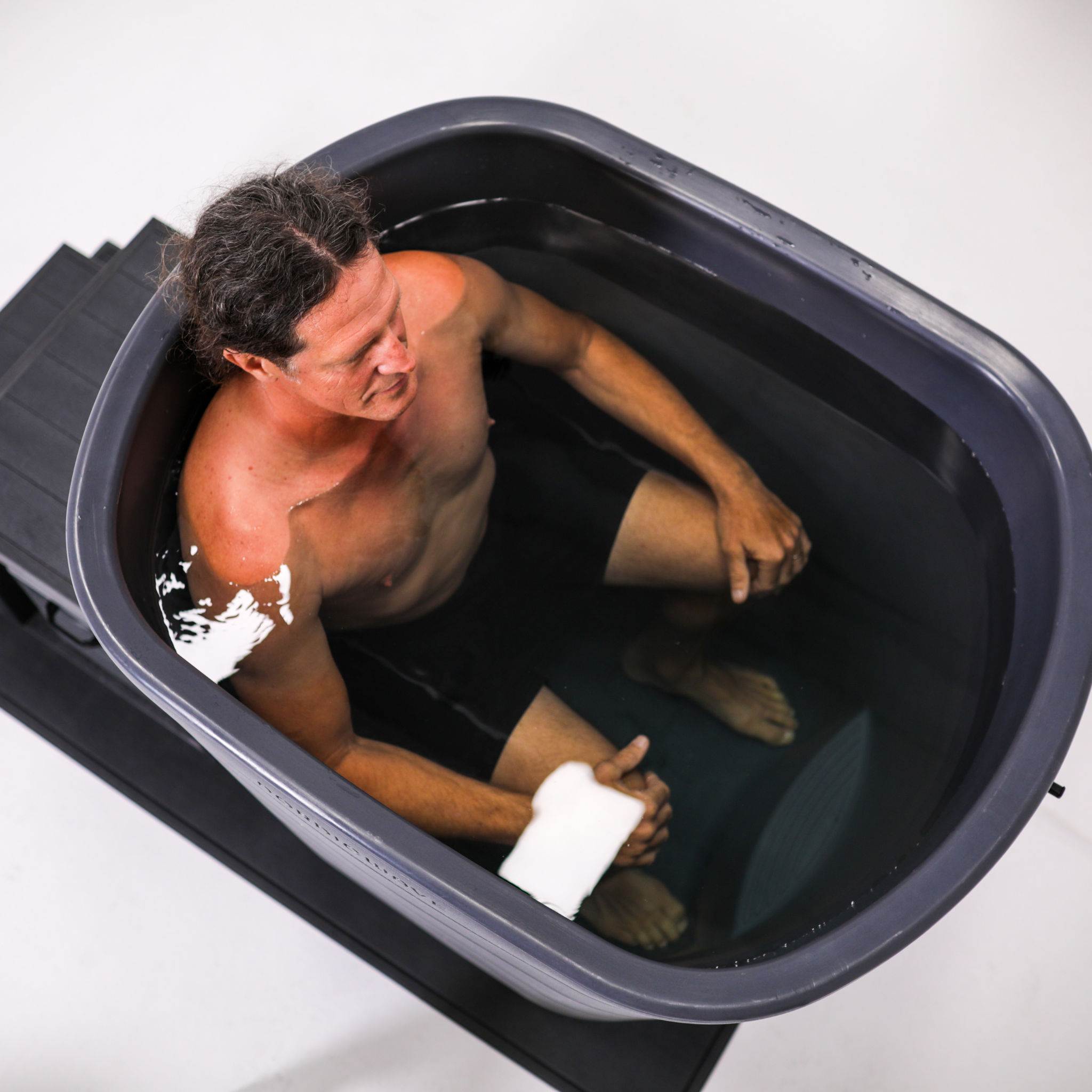 Viking Cold Plunge XL Charcoal Gray lifestyle #color_charcoal-gray,all