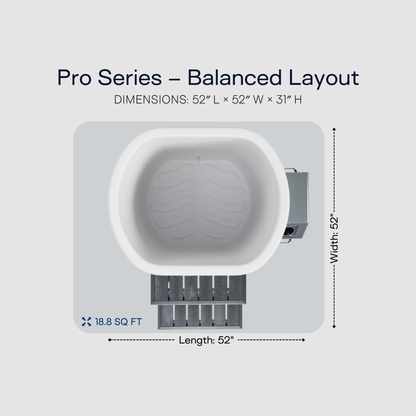 Viking Premier Cold Plunge Arctic White PRO 