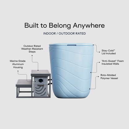 Viking Premier Cold Plunge Slate Blue ELITE 