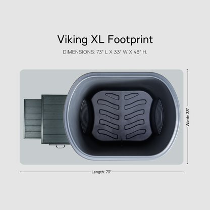 Viking Cold Plunge XL Charcoal Gray 