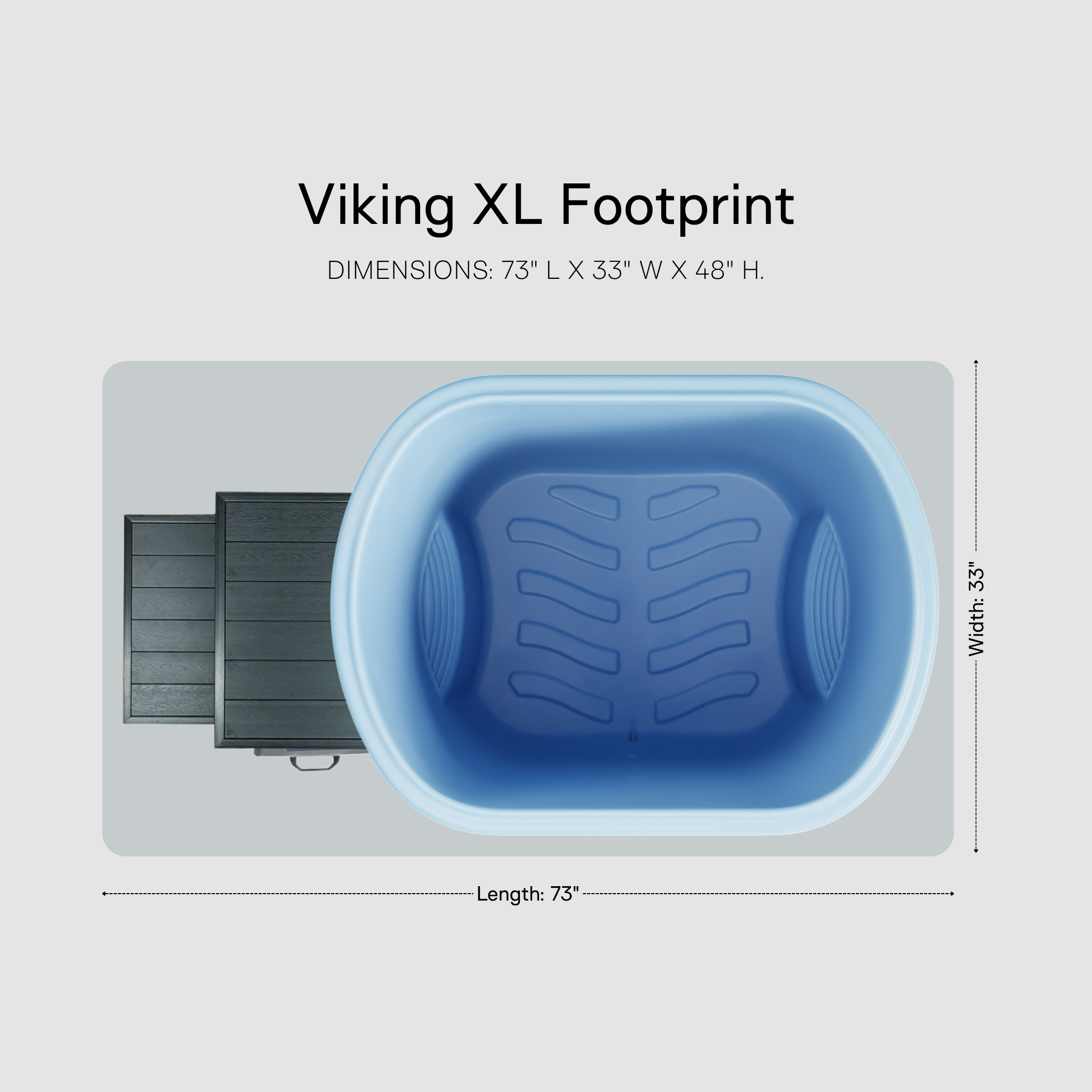 Viking Cold Plunge XL Slate Blue 