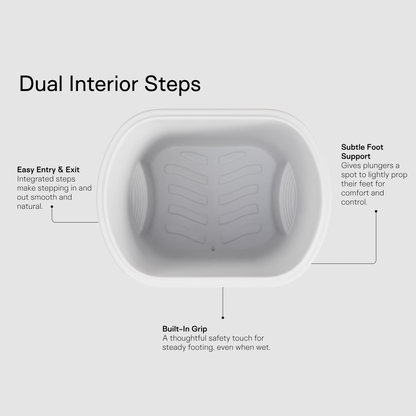 Viking Cold Plunge XL Arctic White lifestyle 