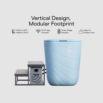 Viking Premier Cold Plunge Slate Blue ELITE 