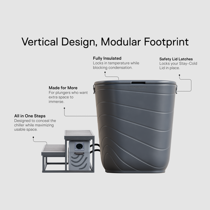 Viking Cold Plunge XL Charcoal Gray 