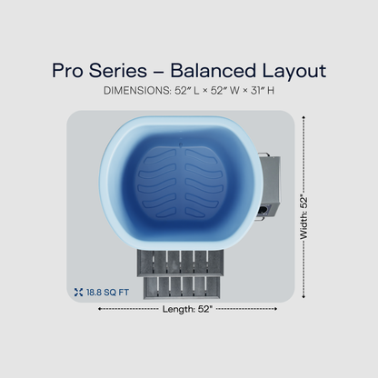 Viking Premier Cold Plunge Slate Blue PRO  