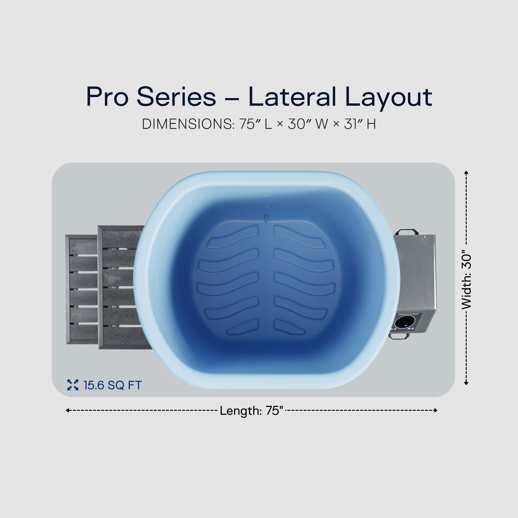 Viking Premier Cold Plunge Slate Blue PRO #color_slate-blue,chiller-type_pro