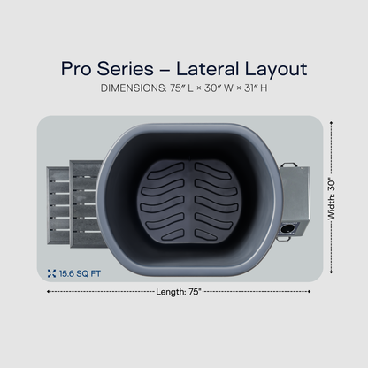 Viking Premier Cold Plunge Charcoal Gray PRO 