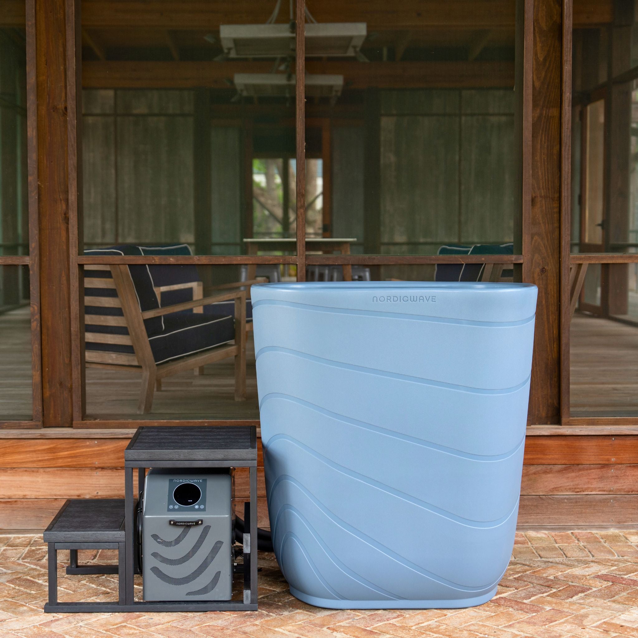 Viking Cold Plunge XL Slate Blue lifestyle 