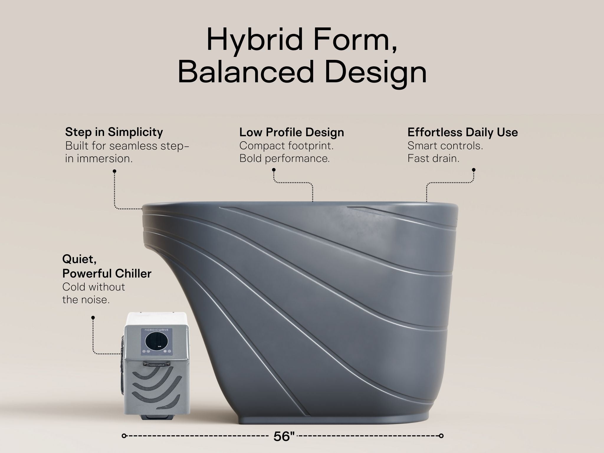 Viking Hybrid Cold Plunge #color_charcoal-gray