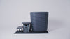 Viking Cold Plunge XL Charcoal Gray #color_charcoal-gray,color_arctic-white,color_slate-blue